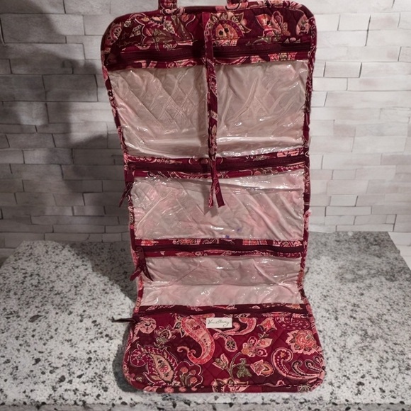 Vintage Vera Bradley Hanging Travel Organizer for Cosmetics/MakeUp/Jewelry 2005 - Picture 1 of 16